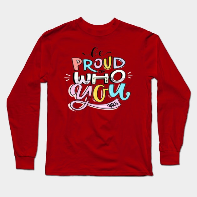 Positive Mindset Long Sleeve T-Shirt by Ayafr Designs